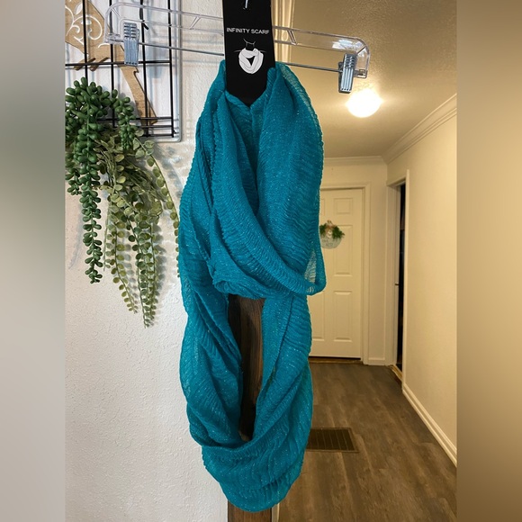 j.c penny Accessories - Elegant Teal Infinity Scarf for Women